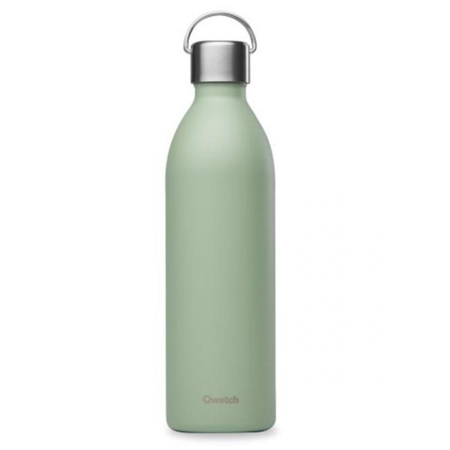 Bouteille isotherme active vert tilleul mat 1L